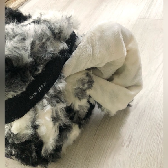 NWT West Elm Faux Fur Shearling Throw Blanket - Picture 11 of 16